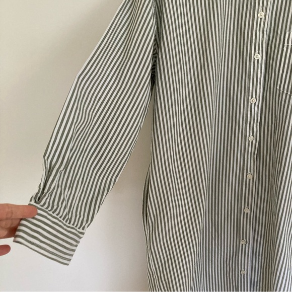 Universal Thread striped button up shirt dress - Picture 3 of 6